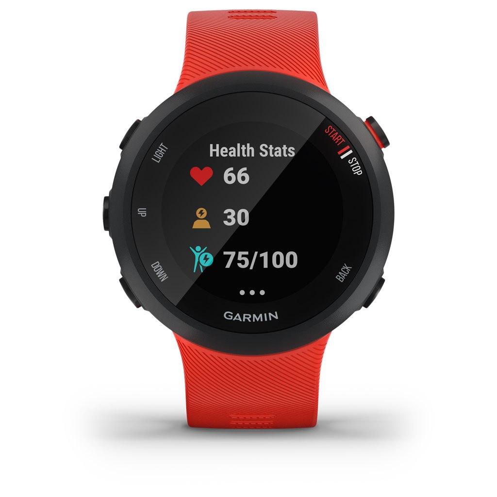 Garmin Forerunner 45 GPS Running Watch (Lava Red, Large, 010-02156-66, SEA)
