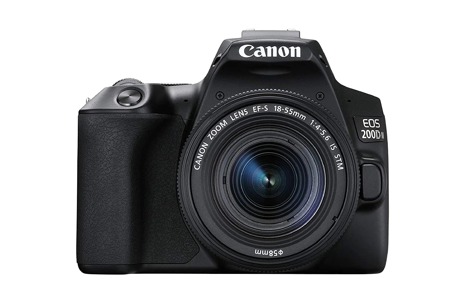 Canon EOS 200D Mark II Body with EF-S 18-55mm IS STM (Black)