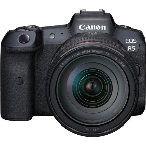 Canon EOS R5 with RF 24-105mm f/4L IS USM Lens Without R Adapter