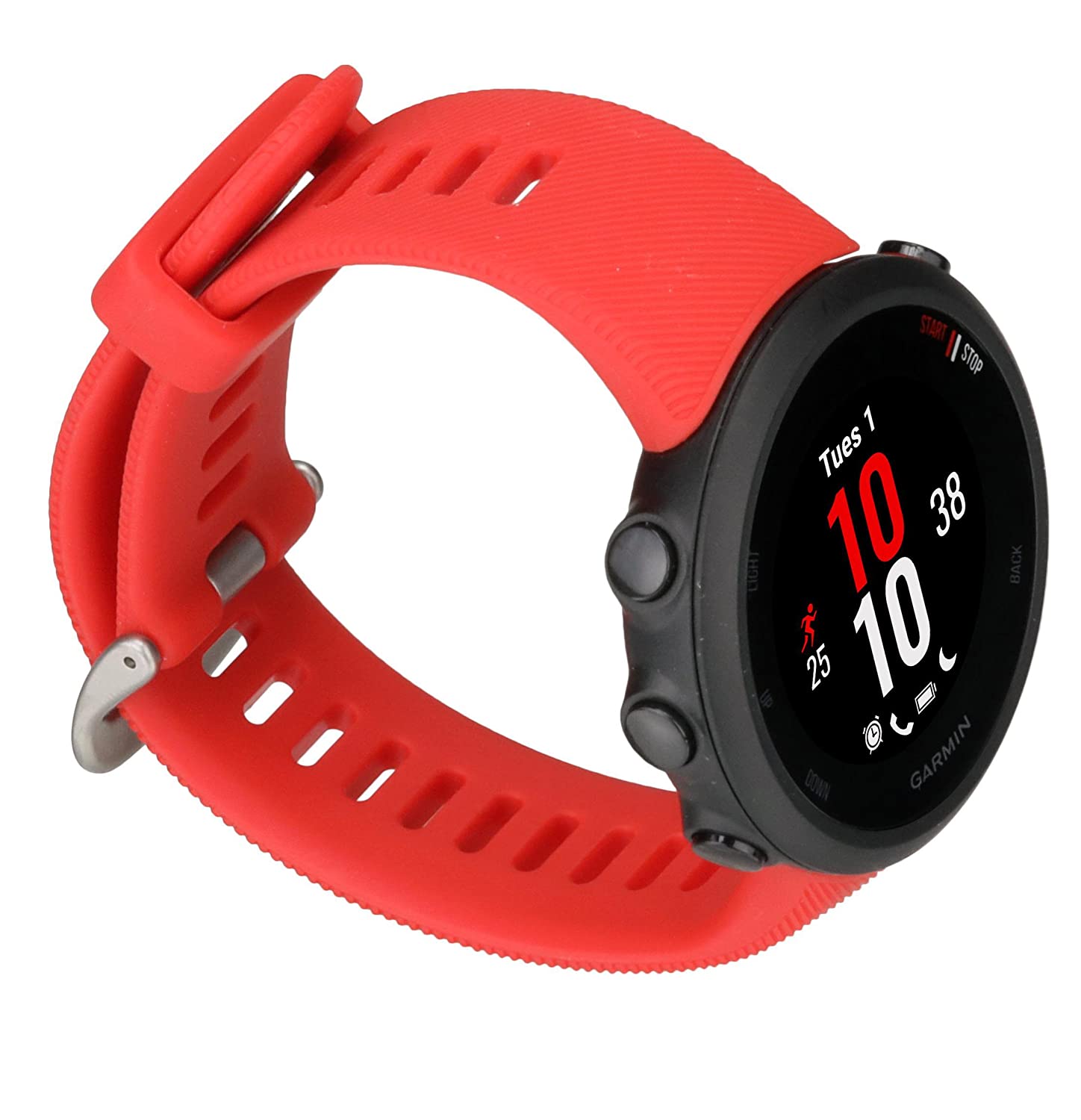 Garmin Forerunner 45 GPS Running Watch (Lava Red, Large, 010-02156-66, SEA)